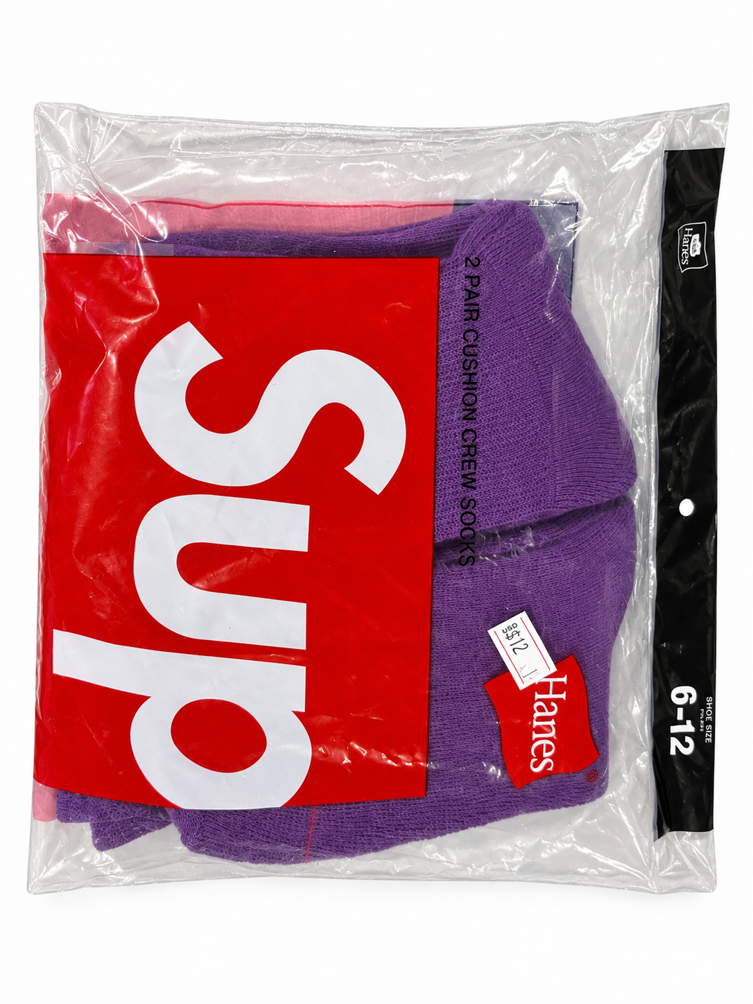 Hanes Supreme Socks-2 Pack