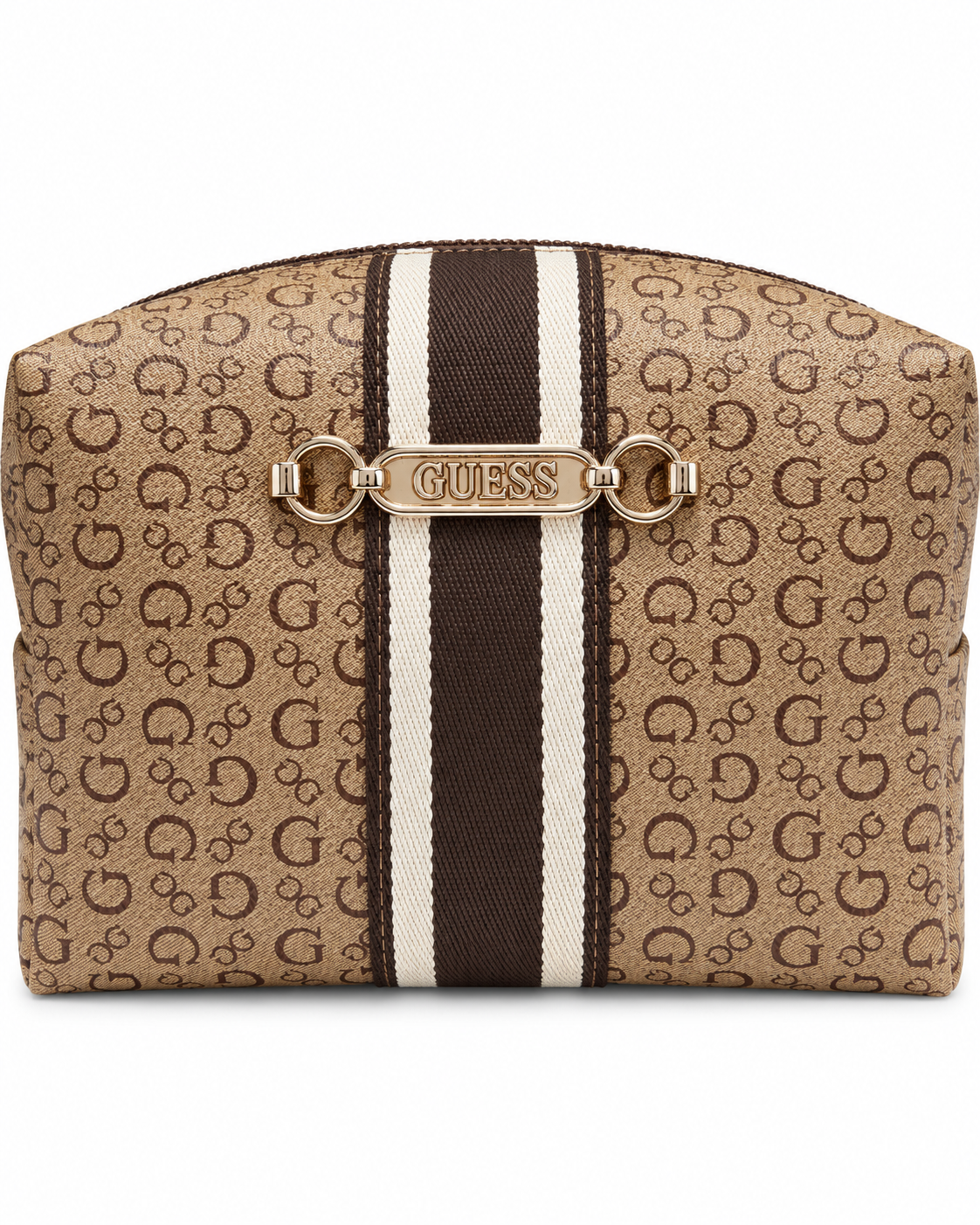Guess Small Brown Makeup Bag