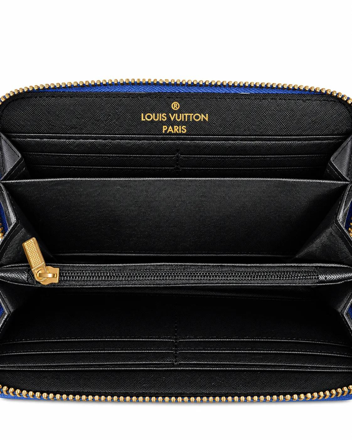 Denim Wallet Gold Emblem by Louis Vuitton
